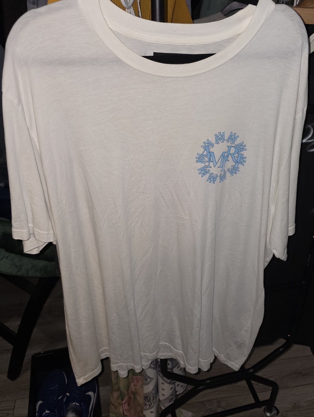 🔥 AMIRI Logo Tee – Men’s XL – Luxury Streetwear 🔥